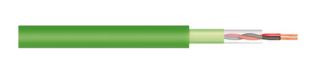 Cable domótica Bus KNX 1x2x0.8mm2 FRLSZH Dca verde. Mod. 9214