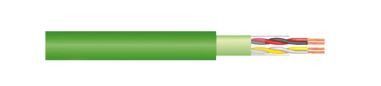 Cable domótica Bus KNX 2x2x0.8mm2 FRLSZH Dca verde. Mod. 9215