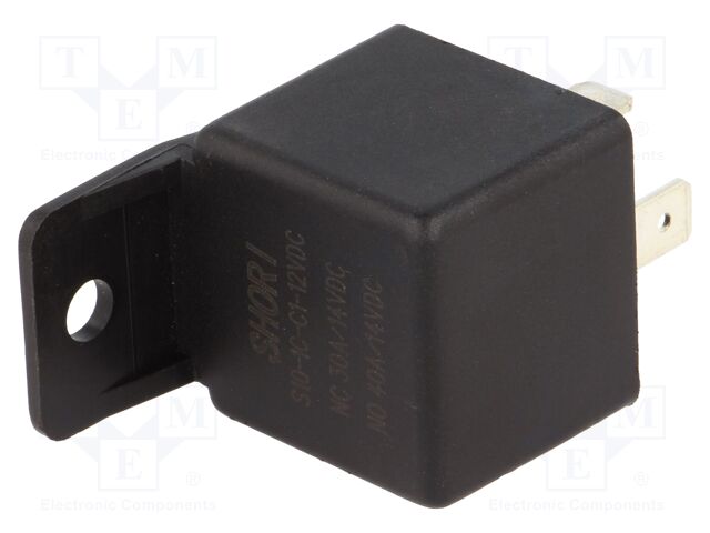 Relé coche electromagnético SPDT12VCC 40A. Mod. LD12P