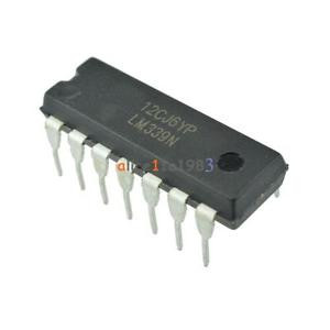 Comparador Colector Abierto 1.3μs 4-Canales, 3 a 28 V 14-Pines PDIP. Mod. LM339N