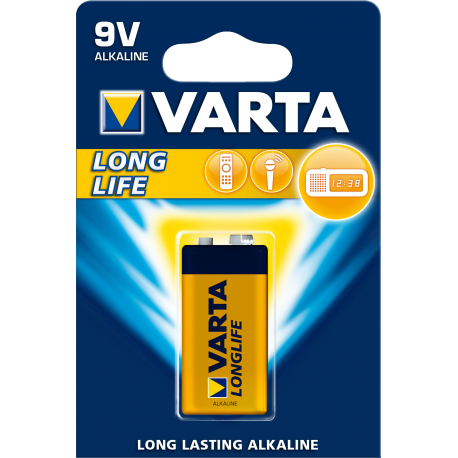 Pila alcalina Varta Longlife9V