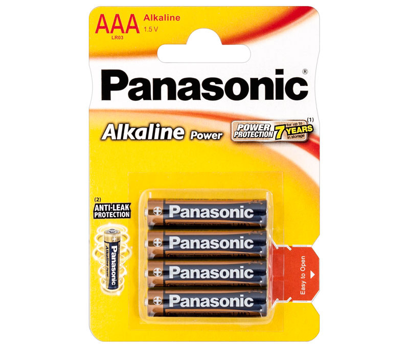Pila Alcalina Panasonic LR03, AAA