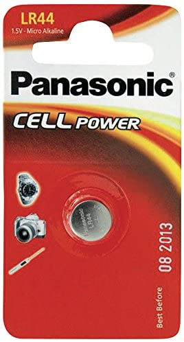Pilas Alcalina 1.5 V 105 mAh Panasonic. Mod. LR-44EL/1B