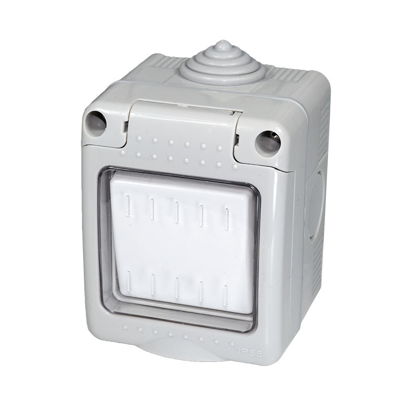 Interruptor de superficie estanco IP55. Mod. LU-1950