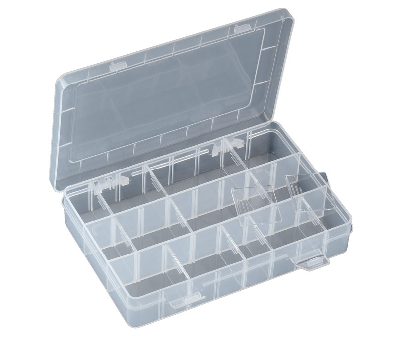 [CM053ELM] Caja clasificadora con 24 departamentos ajustables. Mod. CM053