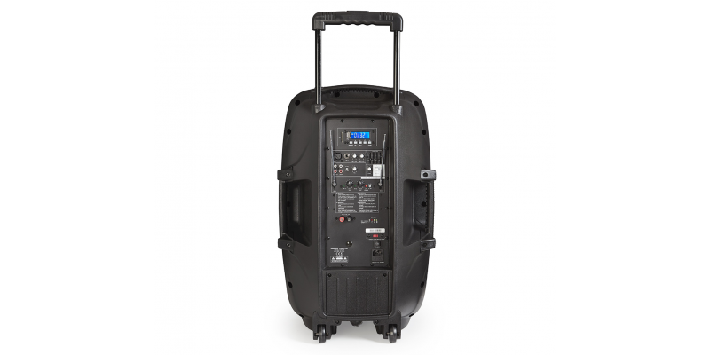 [MALIBU215PFON] Altavoz activo portatil trolley batería FONESTAR. Mod. MALIBU-215P