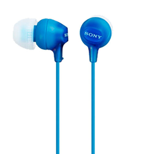 [MDREX15LPLICDSC] AURICULAR EST. DIG. SILICONA AZUL SONY. Mod. MDREX15LPLIC
