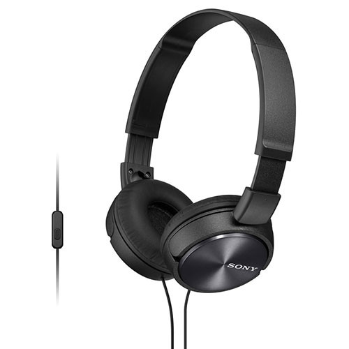 Auriculares de diadema con micrófono color negro Sony. Mod. MDRZX310APB