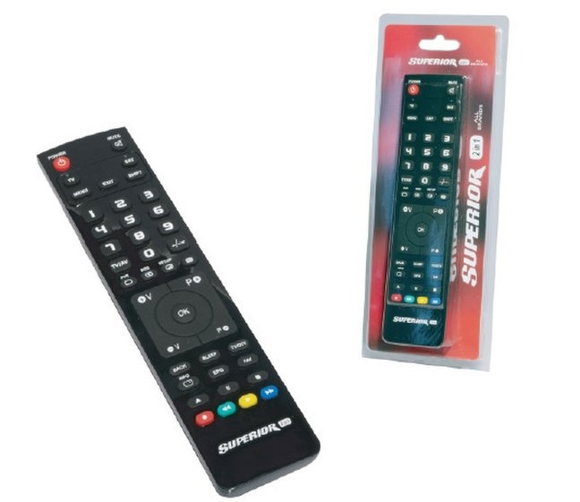 Mando a distancia TV programable 2 en 1 SUPERIOR. Mod. MD2:1LIG