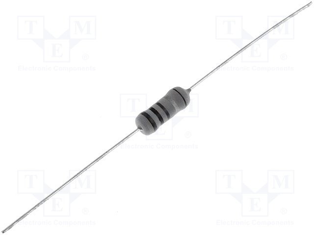 Resistencia metal THT 1,5MΩ 0,5W ±1%. Mod. MGR0.5W-1M5