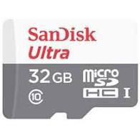 Tarjeta microSDHC Sandisck 32 GB más adaptador. Mod. MGS0000000552