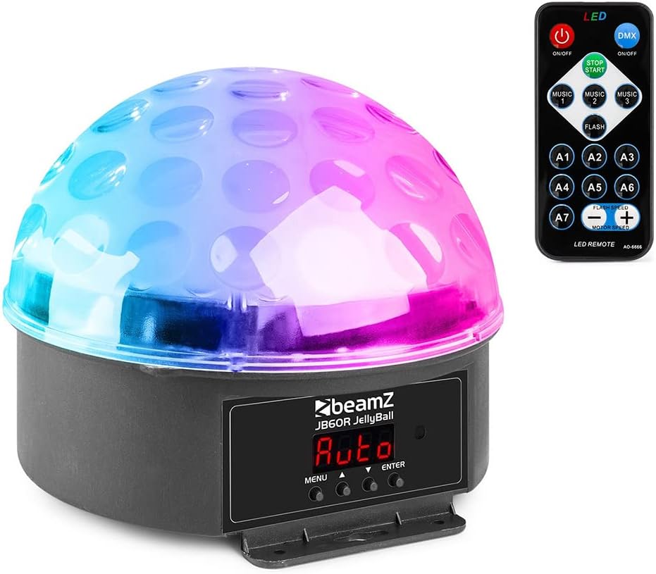 [JB60R] Efecto de luz de bola de discoteca LED DMX JellyBall. Mod. JB60R