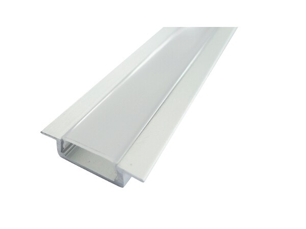 Perfil aluminio empotrar 2 metros. Mod. LM3705