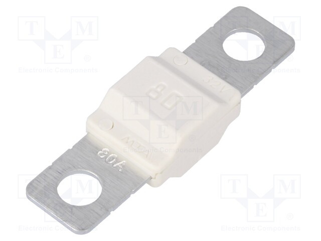 Fusible de cartucho de coche 80A 32V 40mm. Mod. MIDIVAL-80A