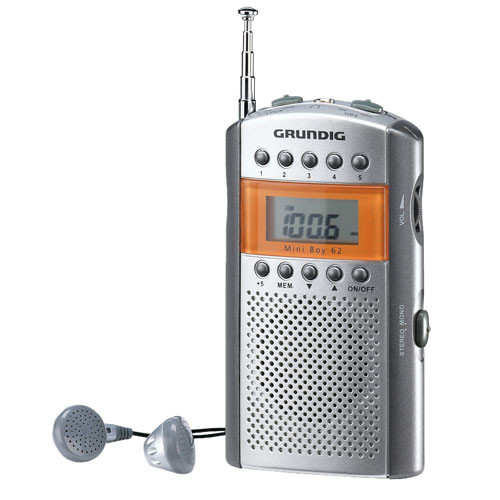 Radio de bolsillo compacta Mini 62 de Grundig. Mod. GRR2090