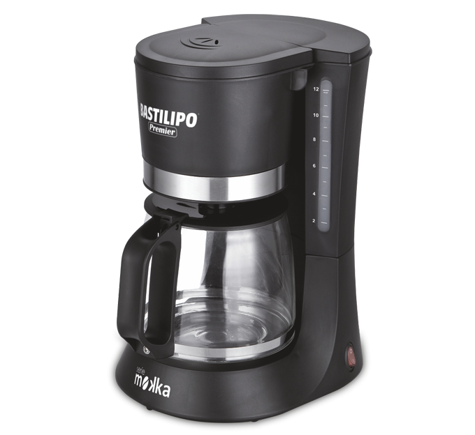 Cafetera goteo 12 tazas 680W Bastilipo. Mod. MOKKA GOTEO 12