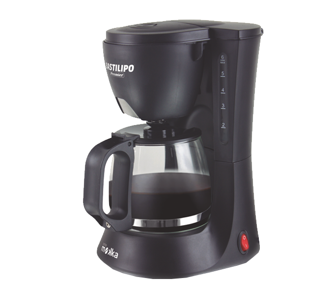 Cafetera goteo 6 tazas 600W Bastilipo. Mod. MOKKA GOTEO 6