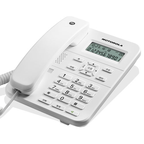 Teléfono sobremesa blanco Motorola. Mod. CT202WH