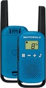 Pareja walkie talkie azul 4km Motorola. Mod. T42BLU