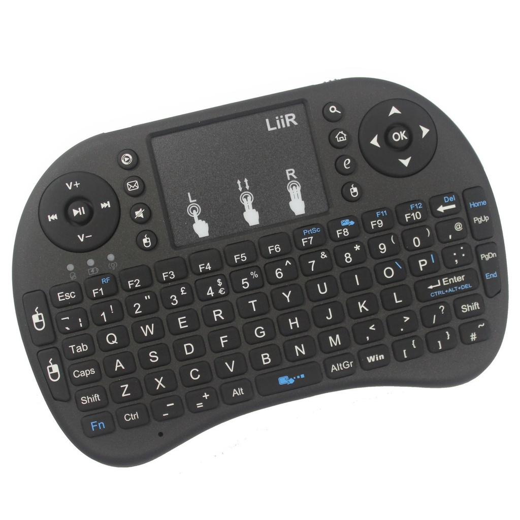 Mini teclado inalámbrico con ratón táctil para Raspberry Pi 3 / XBMC / Android y Google Smart TV Box