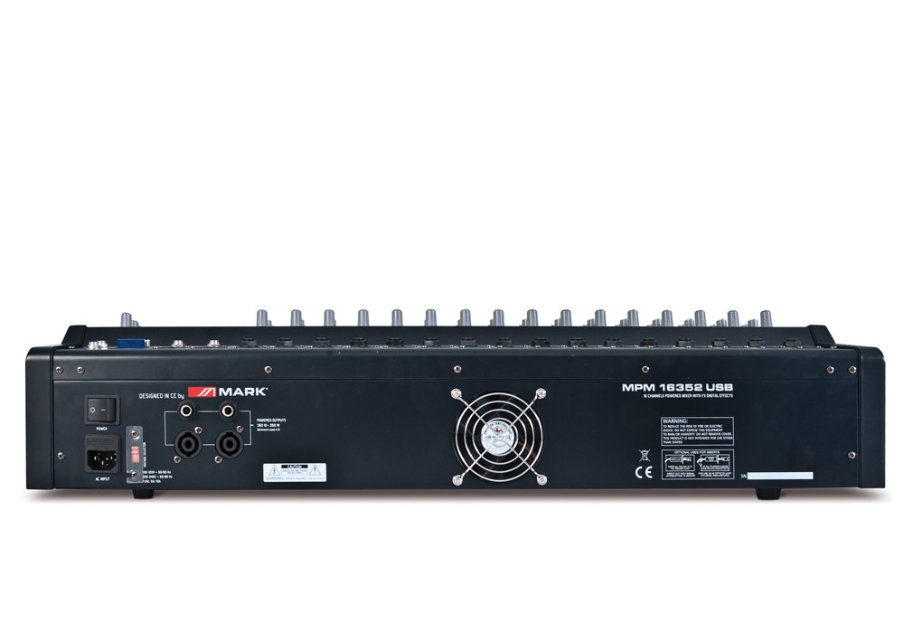 Mezclador de audio autoamplificado. Mod. MPM16352USB