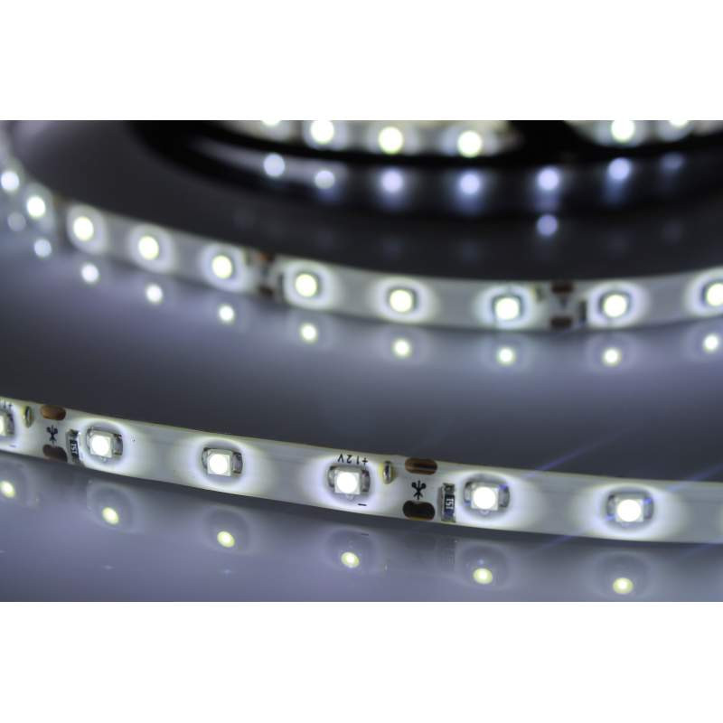 Rollo tira led 12V 50metros 3528 60 led/m frio IP65. Mod. MR50M12V