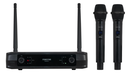 Doble micrófono inalámbrico de mano UHF. Mod. SONAIR-M