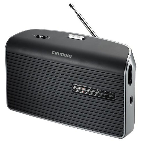 Grundig Music 60 - Radio (Personal, Analógico, AM, FM) Negra