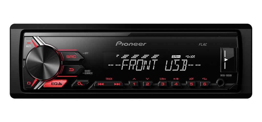 Autoradio Pioneer MVH-190UB, RADIO-USB