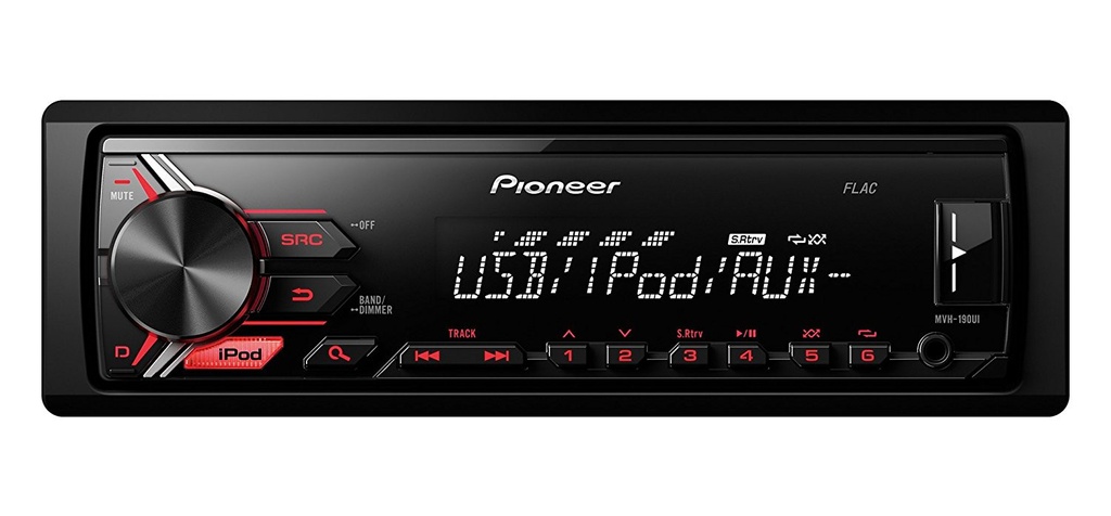 Autoradio Pioneer MVH-190UI, RADIO-USB