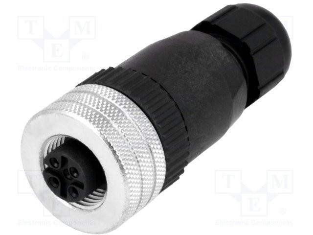 Conector M12 4 PIN hembra código A-DeviceNet / CANopen IP67. Mod. MX-1200710035