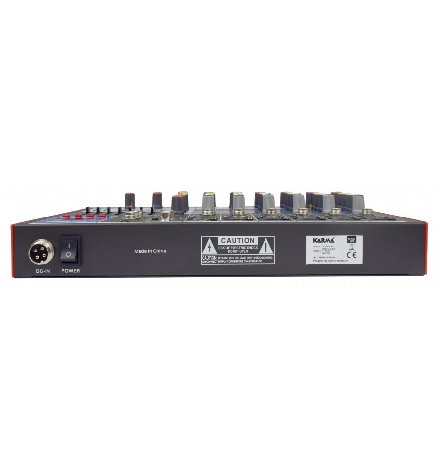 Mesa de mezcla 8 canales USB Bluetooth Karma. Mod. MXM08