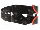 Crimpadora para conectores aislados 0,5÷6mm2 220mm. Mod. VTHCT