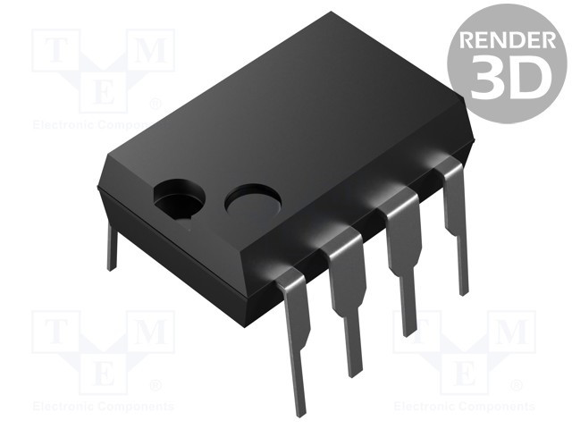Circuito integrado amplificador operacional 2 Canales DIP8 3÷32/±1,5÷16VCC. Mod. BA10358