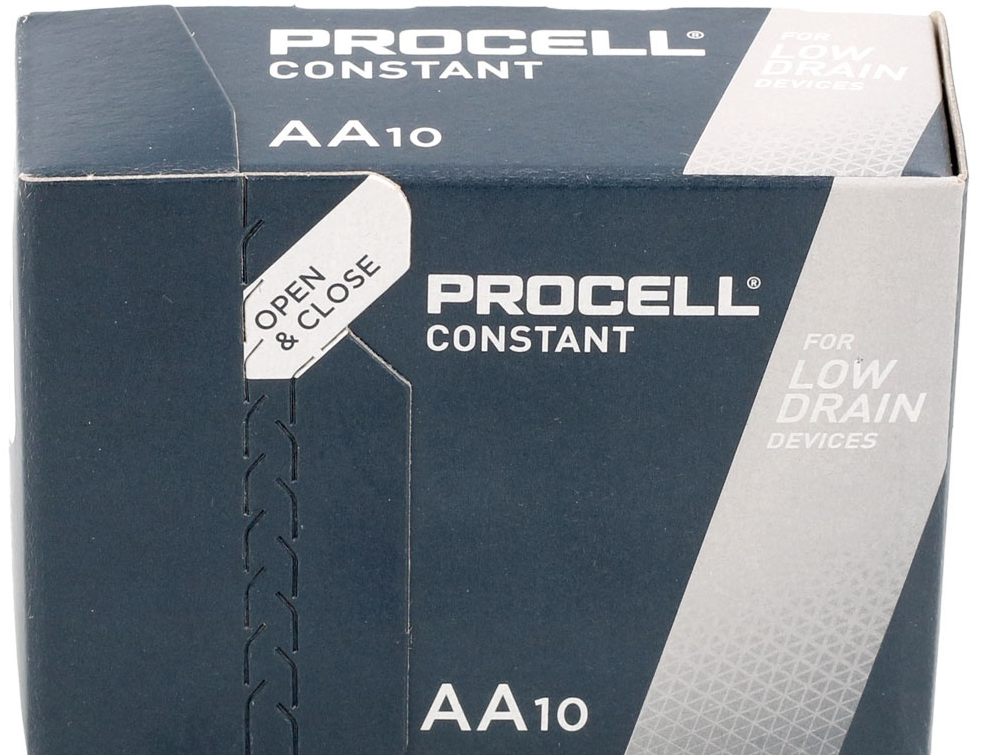 Pack pila alcalina LR06/AA Procell 10 unidades Industrial. Mod. PIDU021