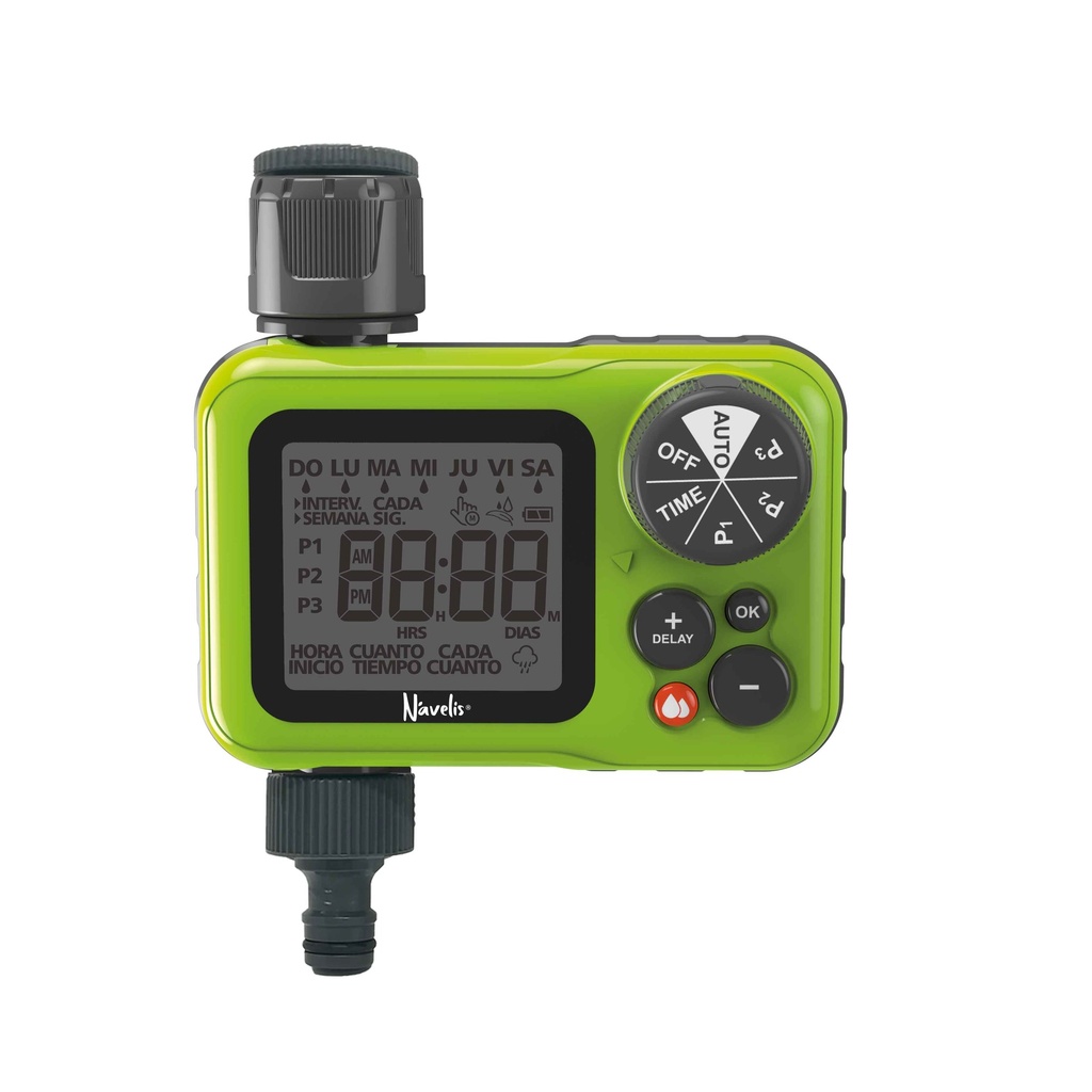 Programador riego digital 2xAAA IP54. Mod. 403025010