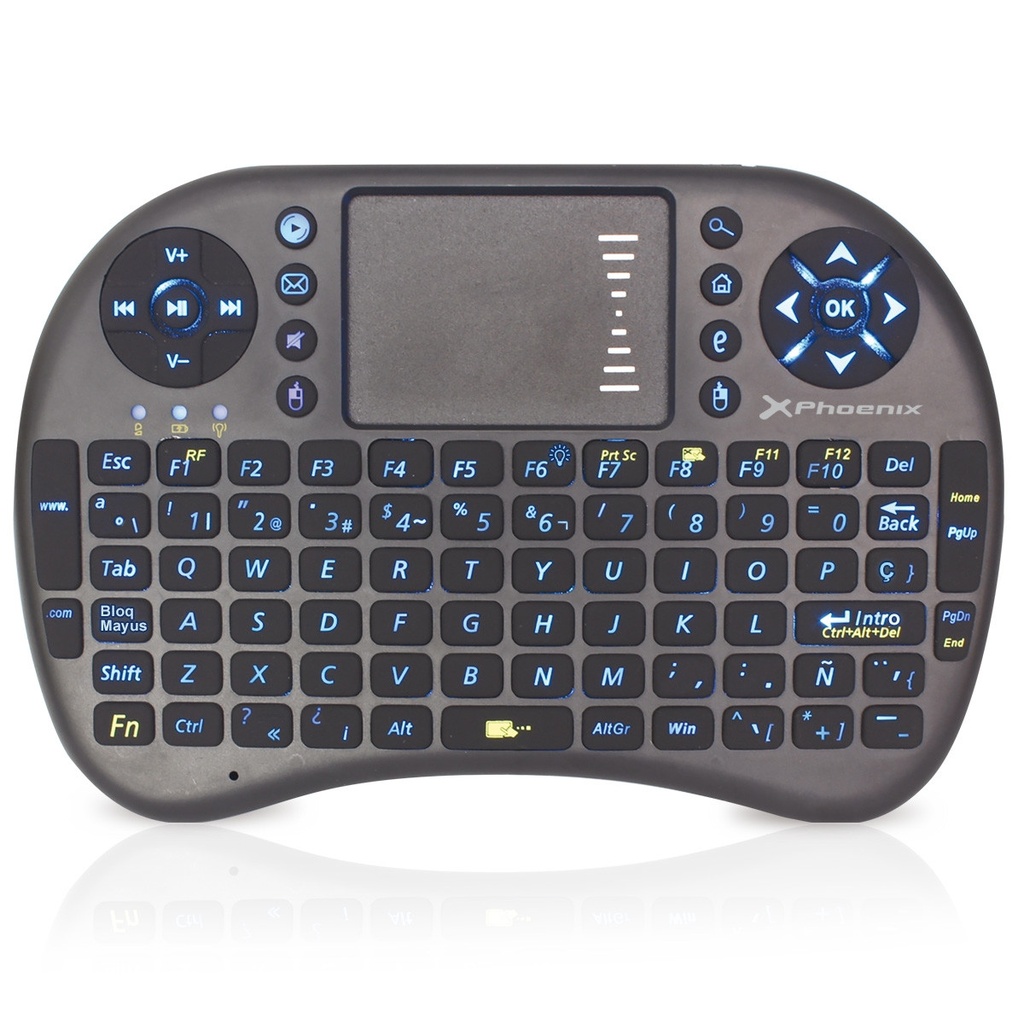 Mini Teclado Retroiluminado con Touchpad Wireless. Mod. 00068684830