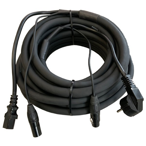 Cable de alimentación + XLR phono 10 metros. Mod. SM-682-10