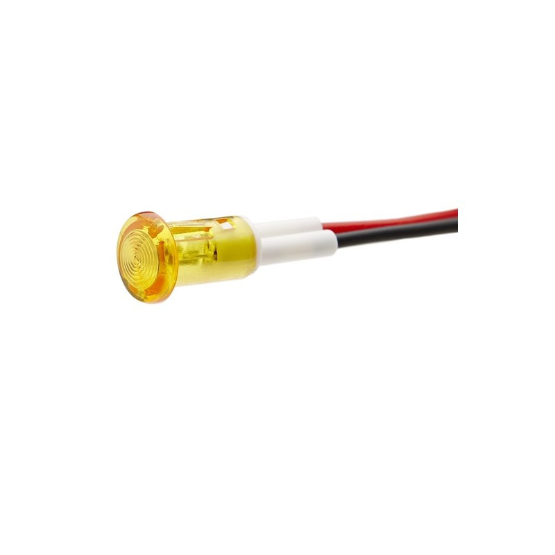 Piloto neon ambar 12V. Mod. PI-108MA-12V