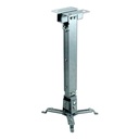 Soporte techo video proyector extensible 13 a 65 cm. Mod. PJ2012T-S
