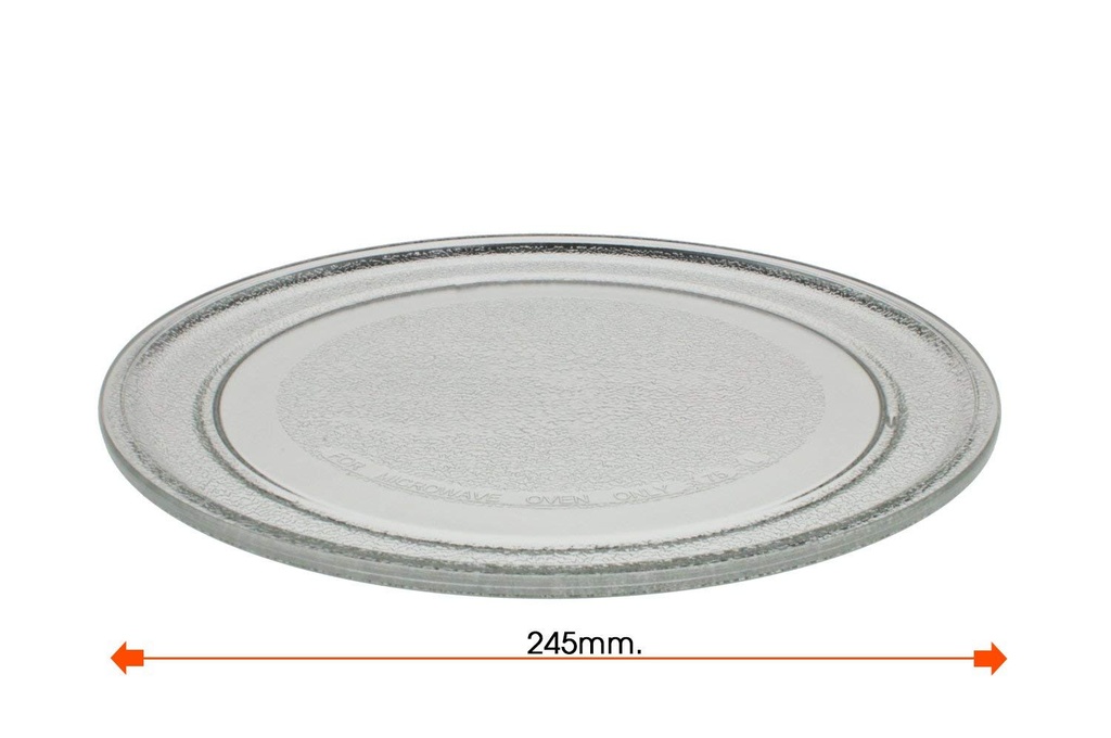 Plato microondas Ø 245 mm. Mod. PLAT0245