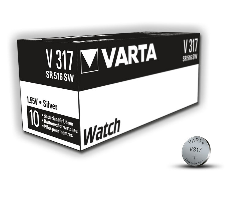 Pila para Relojes Oxido de Plata SR516SW VARTA