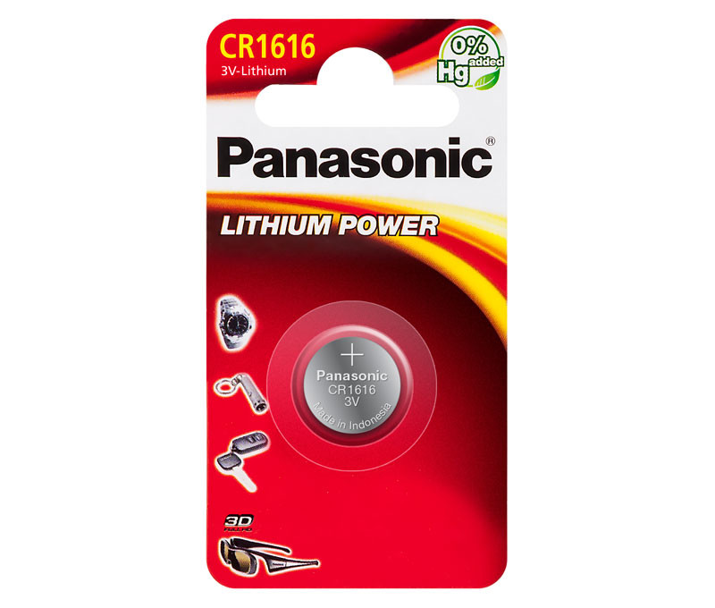 Pila Litio botón CR1616 PANASONIC