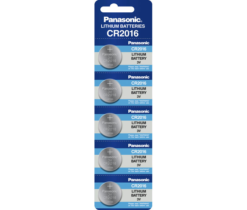 [CR2016EL1B] Pila Litio botón 3V Panasonic. Mod. CR2016TM
