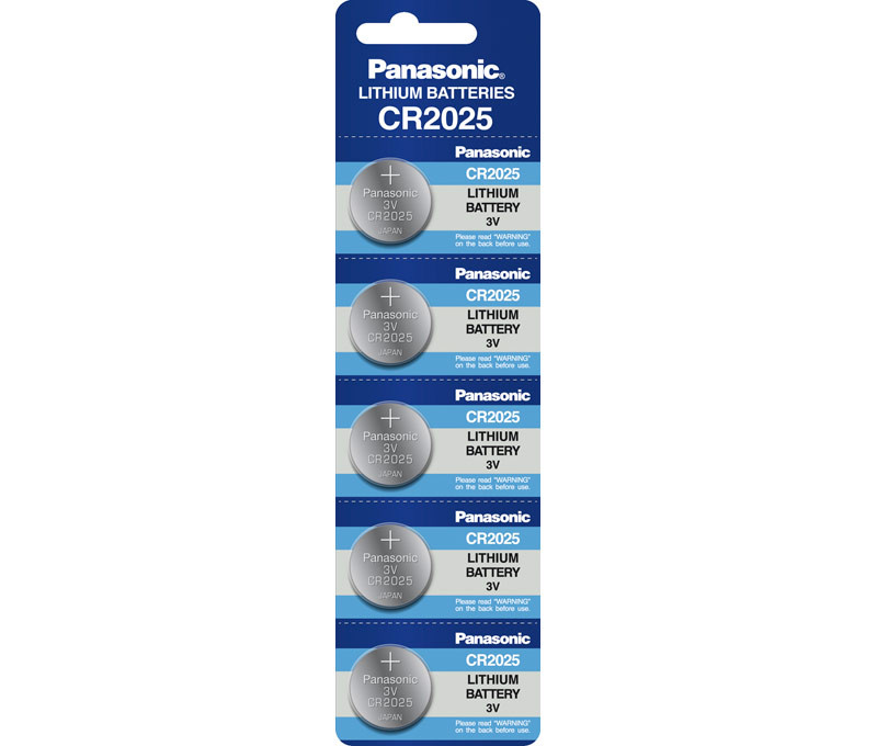 [PLI256ELM] Pila Litio botón 3V 140mAh Panasonic. Mod. CR2025