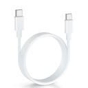 Cable IP-180 USB Tipo C a USB Tipo C Blanco Jellico. Mod. IN4000044