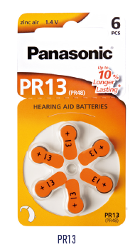Baterías para audífonos PANASONIC PR13 (PR48)