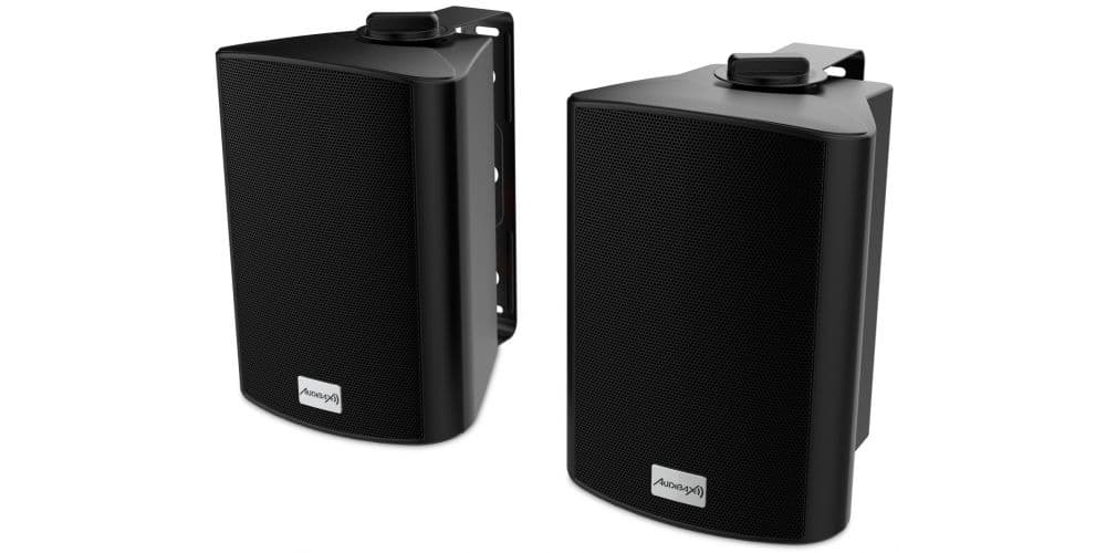 [PR62ABLACK] Pareja de altavoces activos negros 40W+40W Audibax. Mod. PR-62 A