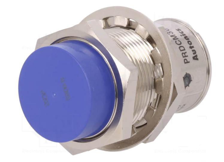 Sensor inductivo PNP / NO 0÷25mm 10÷30VCC M30 IP67. Mod. PRDCM30-25DP