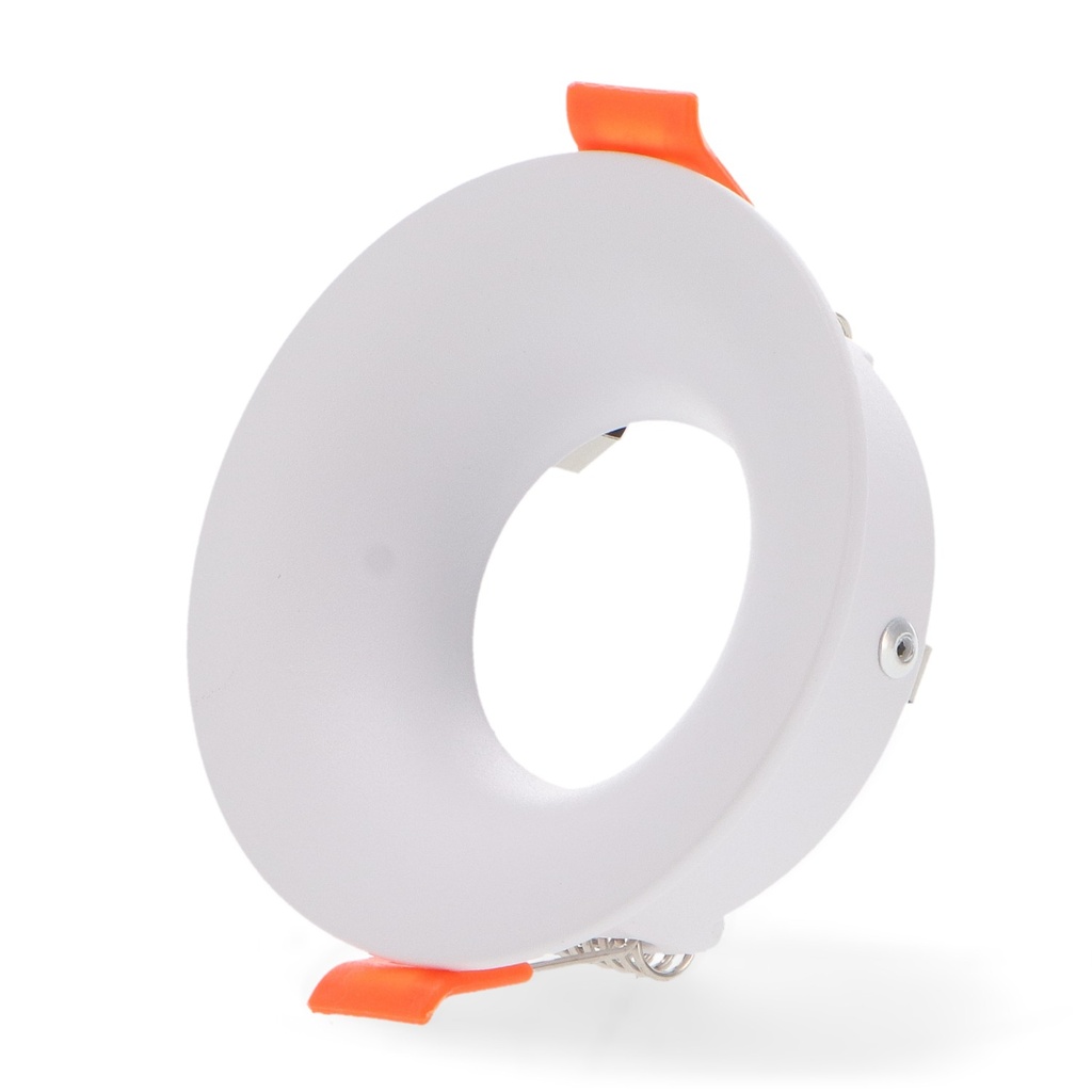 Aro Fijo Redondo Blanco Serie Infinity Para Gu10/MR16. Mod. LM4338